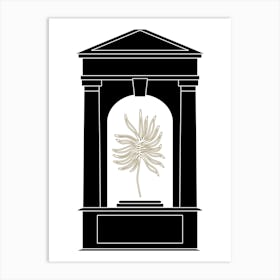 Palm Tree In A Frame Art Print