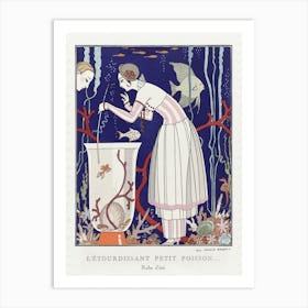 L Étourdissant Petit Poisson Robe D Été (1914), George Barbier Art Print