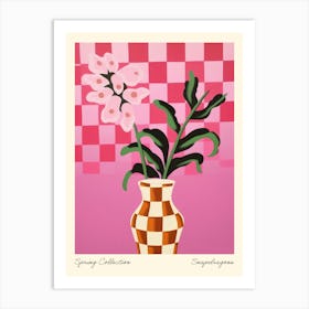 Spring Collection Snapdragons Flower Vase 6 Art Print