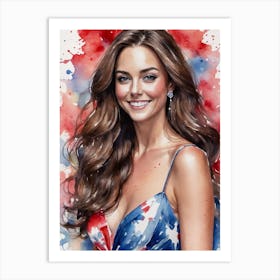 Kate Middleton Art Print