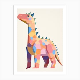 Nursery Dinosaur Art Styracosaurus 1 Art Print