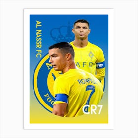 Cristiano Ronaldo Al Nassr Art Print