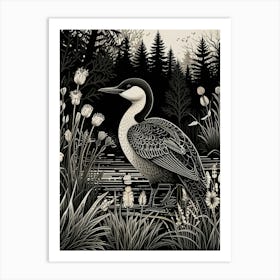 Nocturnal Loon6 Art Print