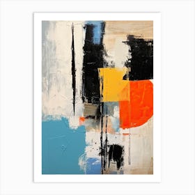 Colourful Abstract Painting 2 Art Print