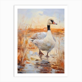 Bird Painting Canada Goose 4 Art Print