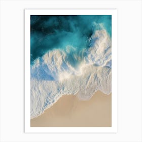 Beach - Beach Stock Videos & Royalty-Free Footage 7 Art Print