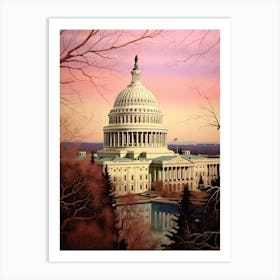 United States Capitol Art Print