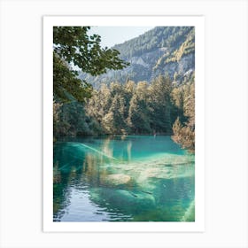 Blausee, Switzerland Art Print