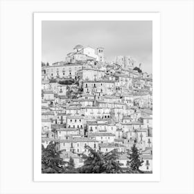 View on Morano Calabro Art Print