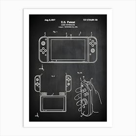 Video Game Switch Patent Print Handheld Video Game Patent Switch Game Controller Patent Game Poster Video Game Art Eg6011 Art Print