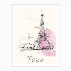 Paris Eiffel Tower Art Print