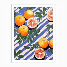 Passion Fruit Fruit Summer Illustration 4 Art Print