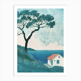 Ishigaki Japan 4 Retro Illustration Art Print