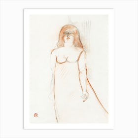 Mademoiselle Cocyte (1900), Henri de Toulouse-Lautrec Art Print