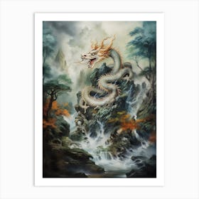 Dragon Natural Scene 8 Art Print