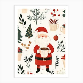 Christmas Santa 1 Art Print