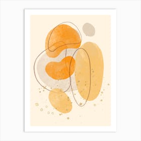 Abstract Watercolor Painting 19 Art Print