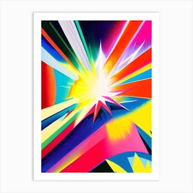 Supernova Remnant Abstract Modern Pop Space Art Print