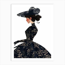 Victorian Lady Art Print