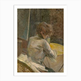 Waiting, Henri de Toulouse-Lautrec Art Print