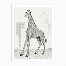 Giraffe 28 Art Print