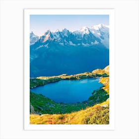 Lake In The Alps Art Print