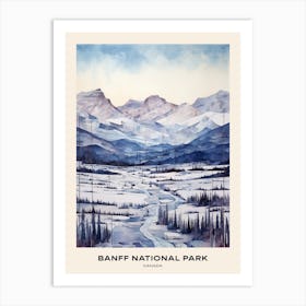 Banff National Park Canada 3 Poster Art Print