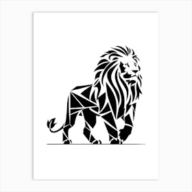 Lion Logo Art Print