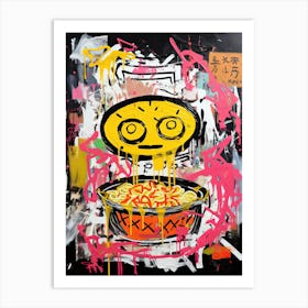 Ramen street Art Print