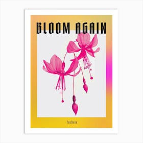 Hot Pink Fuchsia 1 Poster Art Print