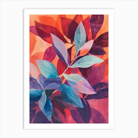 Abstract Leaves 9 Art Print