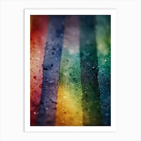 Rainbow Wallpaper Art Print