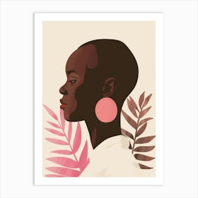 Portrait Of African Woman 72 Art Print