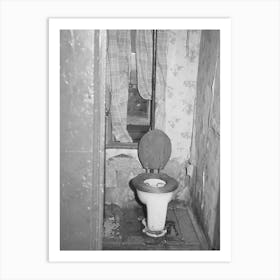 Toilet In Home Of Family On Relief, Chicago, Illinois By Russell Lee Art Print