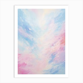 Pastel Abstract Painting 2 Art Print