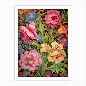 Flowers By William Morris Art Print