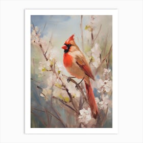 Bird Painting Cardinal 3 Art Print