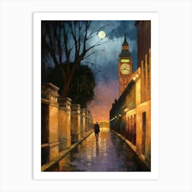 Big Ben At Night Art Print