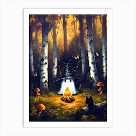 Ghost In The Woods 20 Art Print