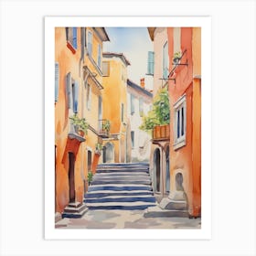 Terni, Italy Watercolour Streets 3 Art Print