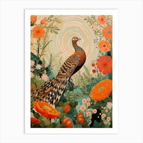 Pheasant 4 Detailed Bird Painting Art Print