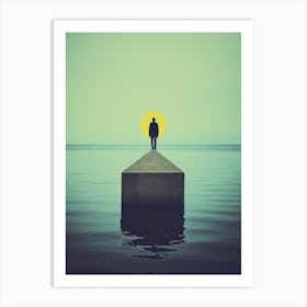 Lonely | Retro Sci-fi Art Print