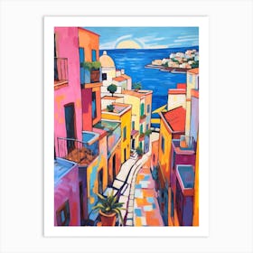 Naples Italy 2 Fauvist Painting Art Print