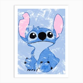 Stitch 2 Art Print