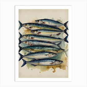 Sardines 19 Art Print