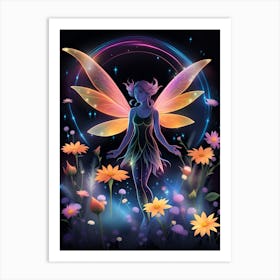 Fairy In The Meadow 4 Art Print