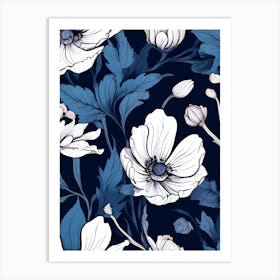 Floral Pattern 22 Art Print