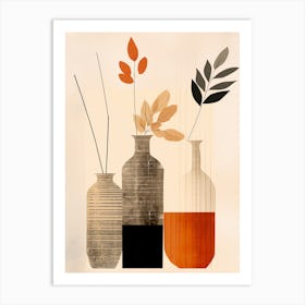 Minimal Vases Art Print