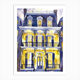 New Orleans House Art Print