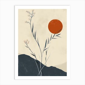 Sunset In The Mountains 72 Art Print